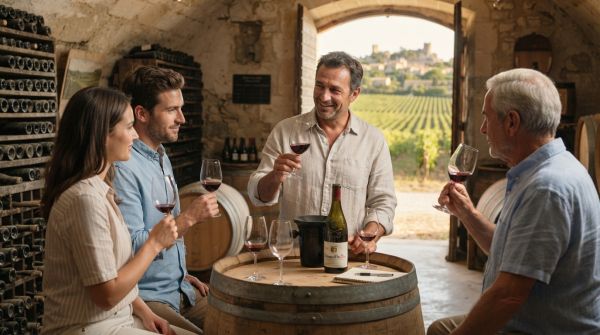 Immersion unique en dégustation de vin à Châteauneuf du Pape