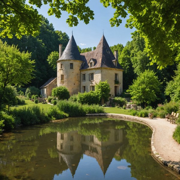 Où trouver une maison de vacances en Dordogne avec des ateliers de sculpture et des visites de grottes préhistoriques?