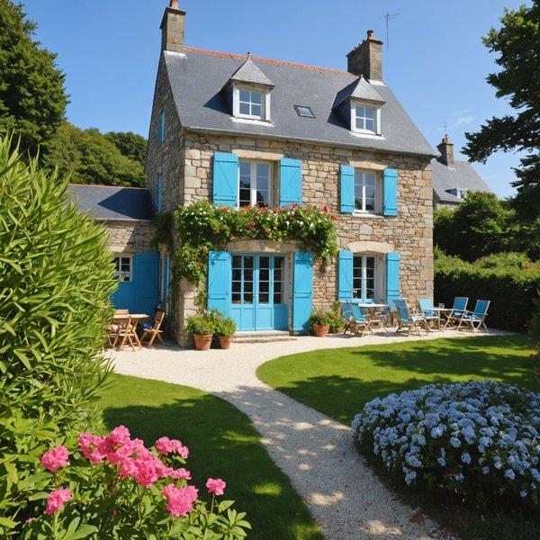 Peut-on trouver une maison de vacances en Bretagne avec des cours de cuisine et des balades en bord de mer?
