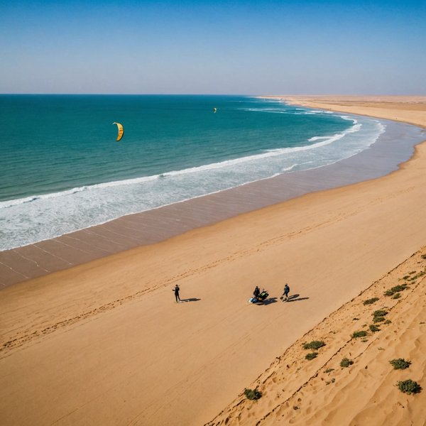 Où trouver les meilleures plages pour pratiquer le kitesurf à Dakhla, Maroc : spots et saisons idéales ?